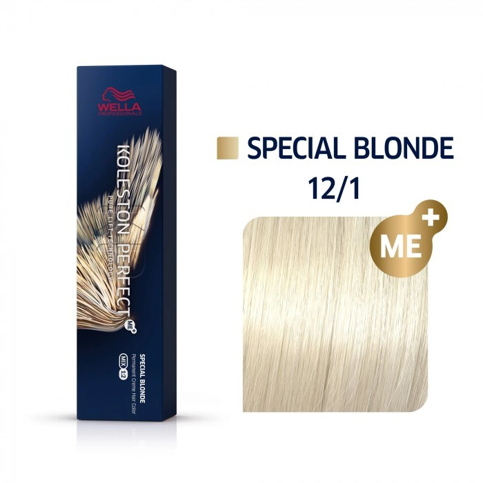 Wella Koleston Perfect Me+ Hajfesték - 12/1 - 60ml - Hamvas Speciál Szőke képe 1